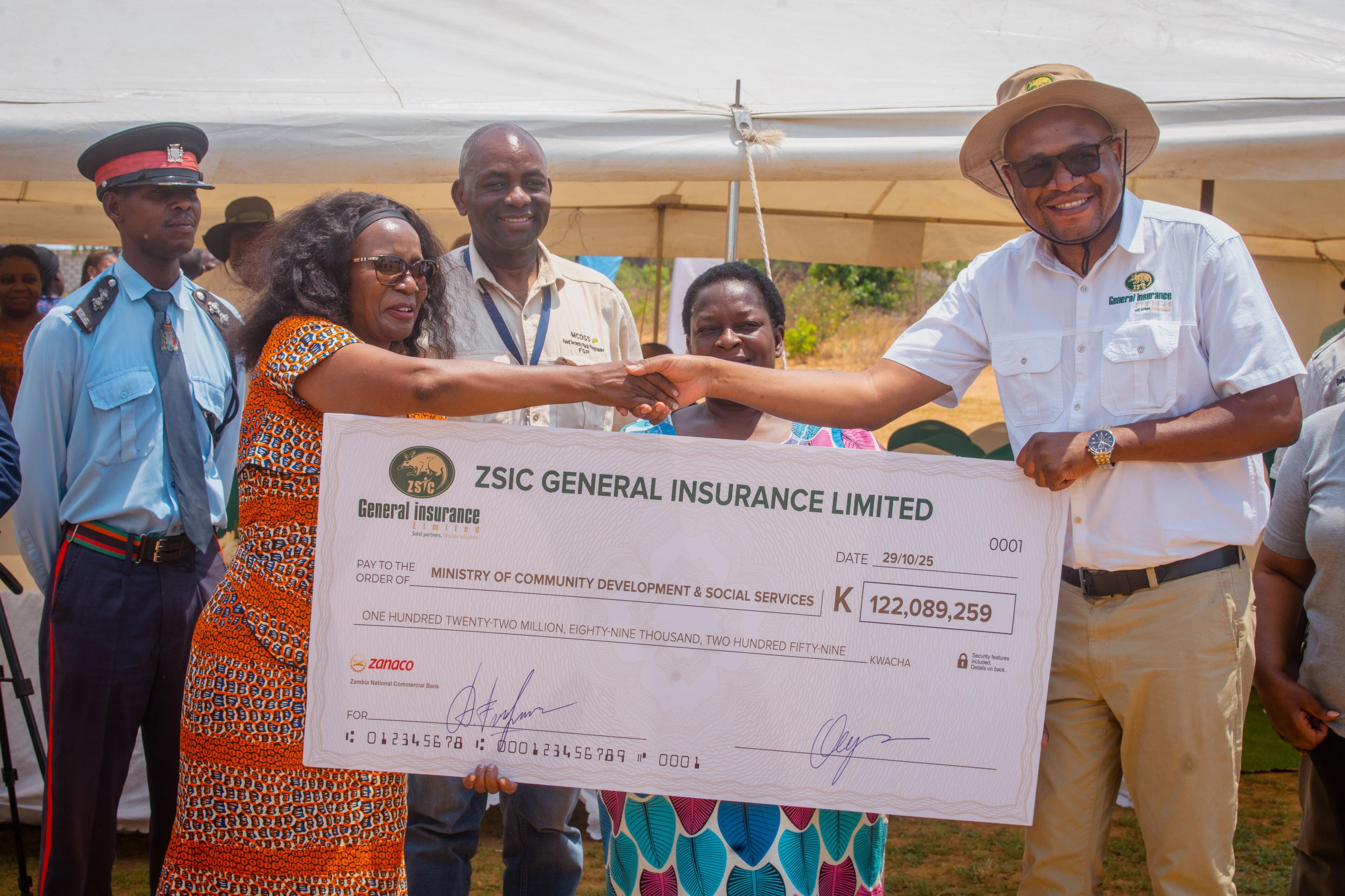 ZSIC GENERAL INSURANCE PAYS OUT K122 MILLION TO OVER 100,000 FARMERS UNDER FOOD SECURITY PACK